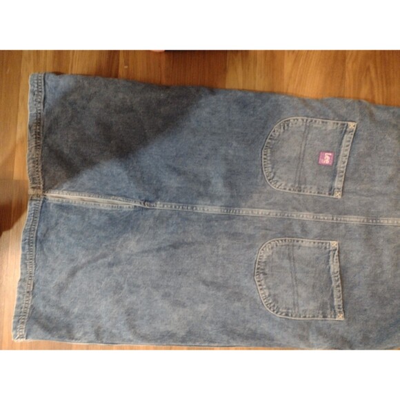 Lee for H&M Denim Blue Jean Overall Jumper Skirt Medium Wash - Women’s Size 16 - Picture 10 of 12